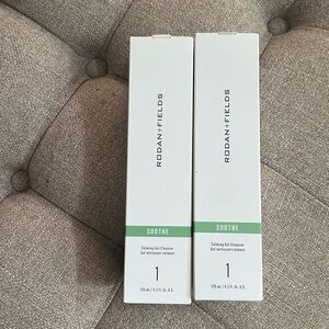 Set of 2 - Rodan + Fields Soothe Step 1 Calming Gel Cleanser sealed new in box!